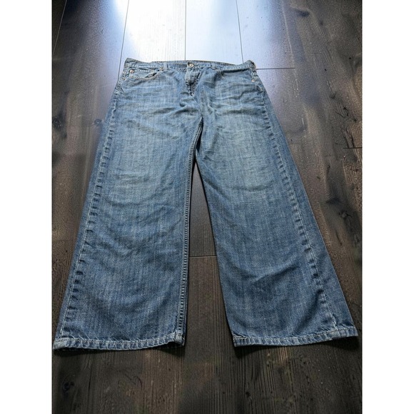Levi's Other - Levis 569 Loose Straight Leg Jeans Mens 38x32 Med Wash Blue Denim